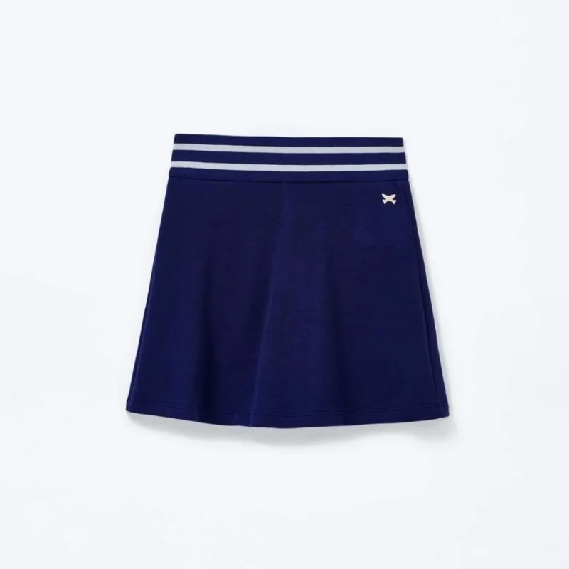 Saia Shorts Infantil em Malha Azul Marinho - Hering 6