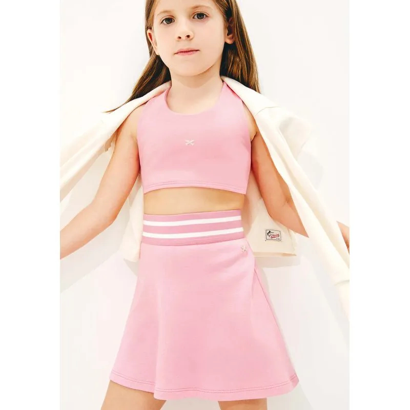 Top Infantil Menina Toque Macio - Rosa 006
