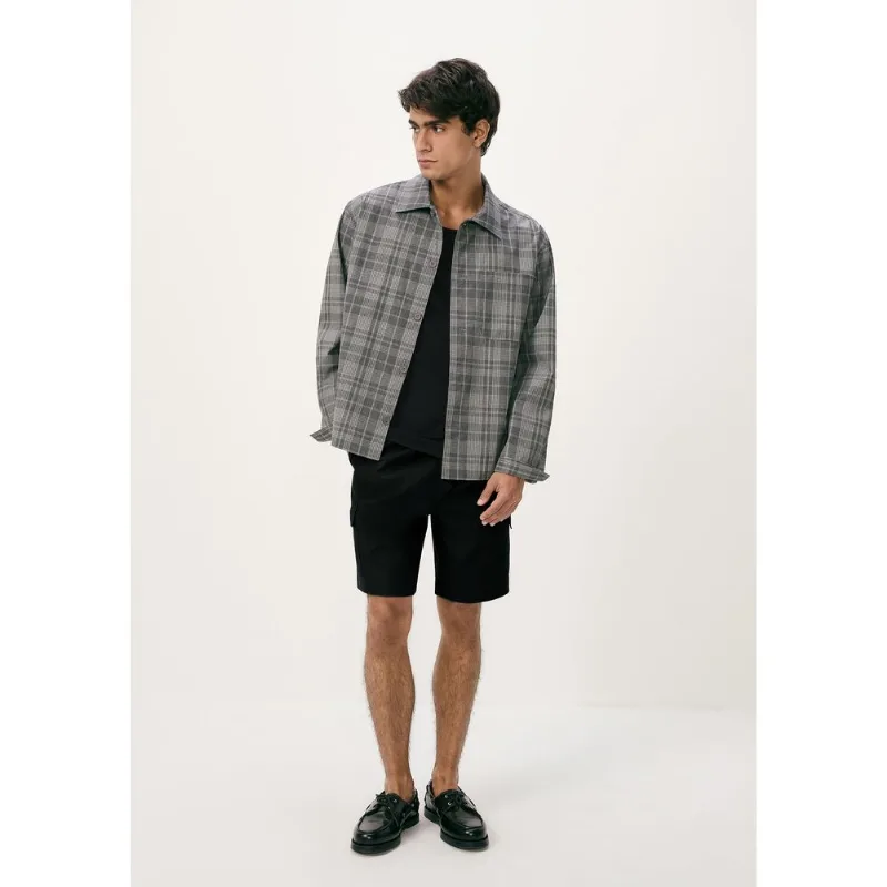 Shorts Masculino Tecido Empapelado - Preto M