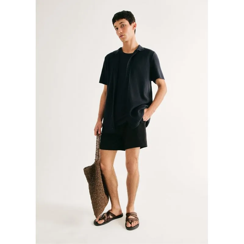 Shorts De Banho Masculino Texturizado - Preto G