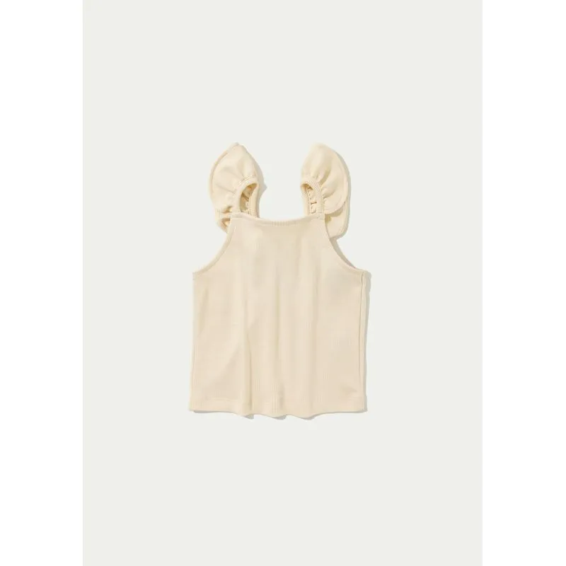Regata Infantil Menina Canelada Slim - Creme 004