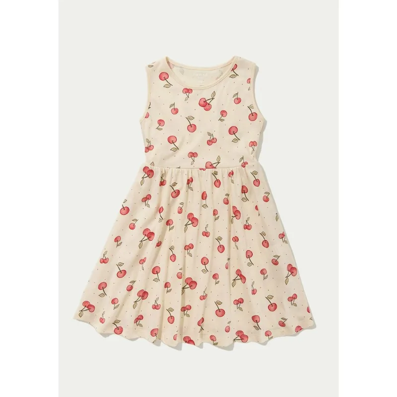 Vestido Curto Infantil Estampado - Off white 016