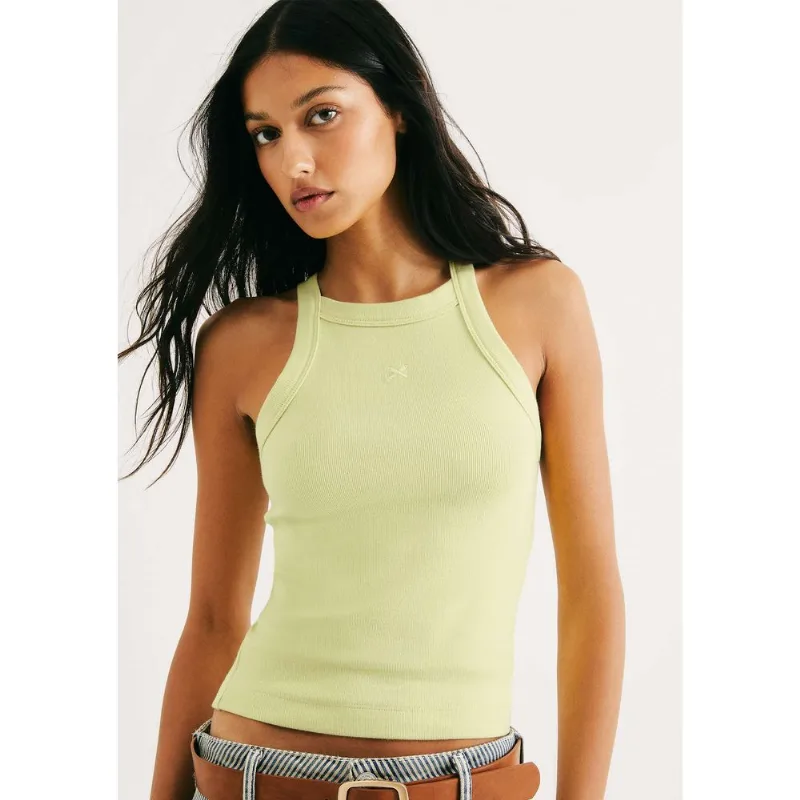 Regata Feminina Hit Com Bordado - Amarelo P