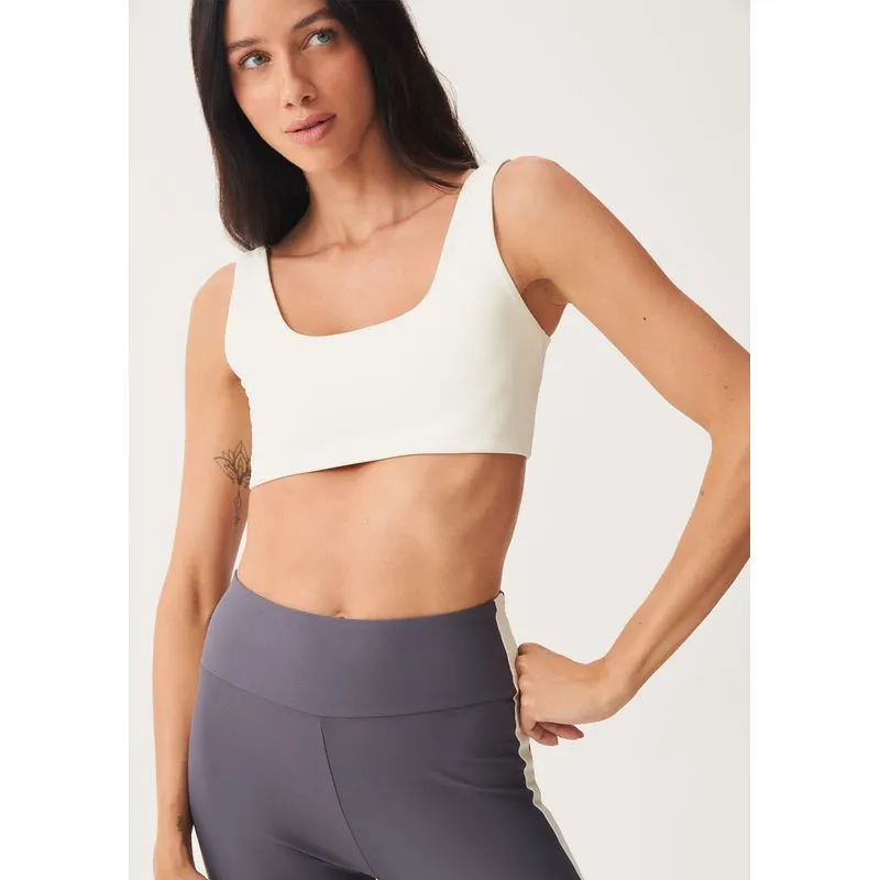 Top Esportivo Com Fio LYCRA® - Off white P