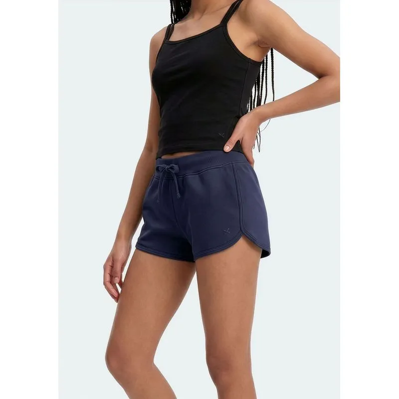 Shorts Teen Runner Com Bordado - Azul G