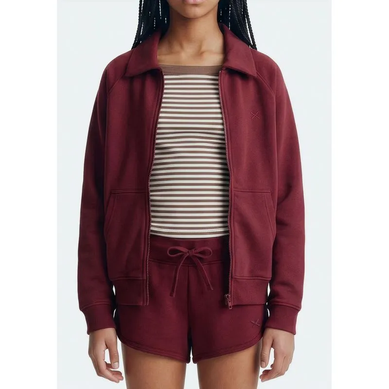 Shorts Teen Runner Com Bordado - Vinho G