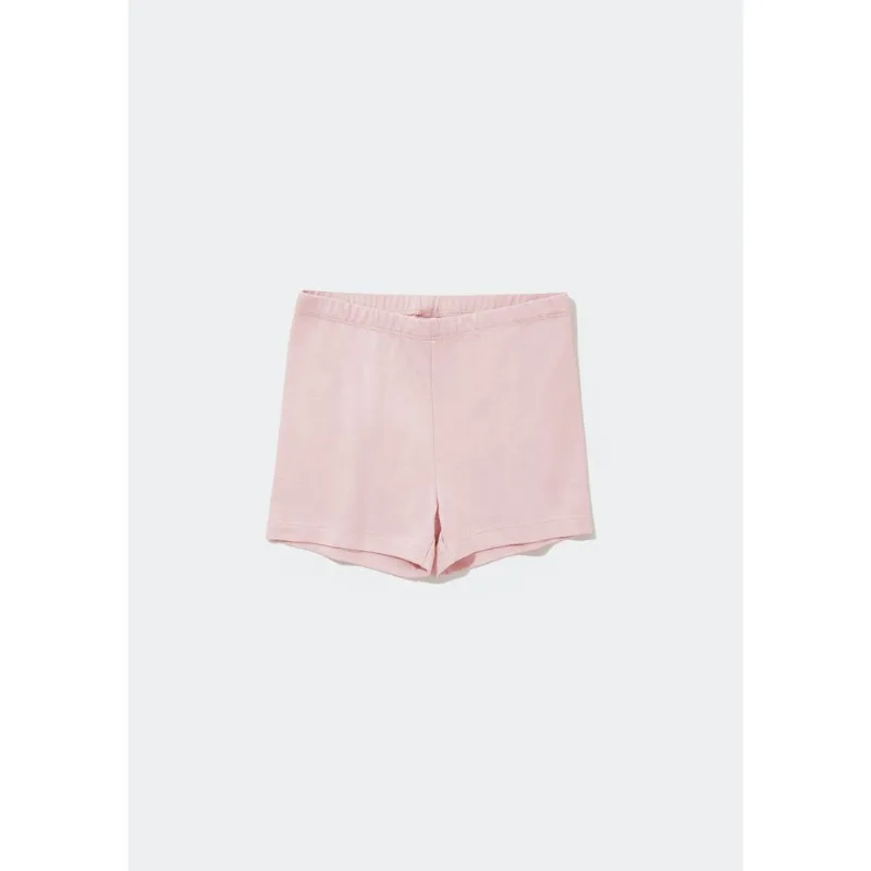Shorts Curto Básico Infantil Menina - Rosa 012