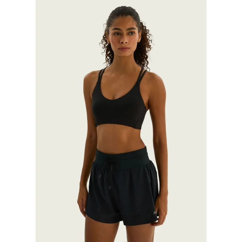 Top Esportivo Alça Dupla Cruzada - Preto M