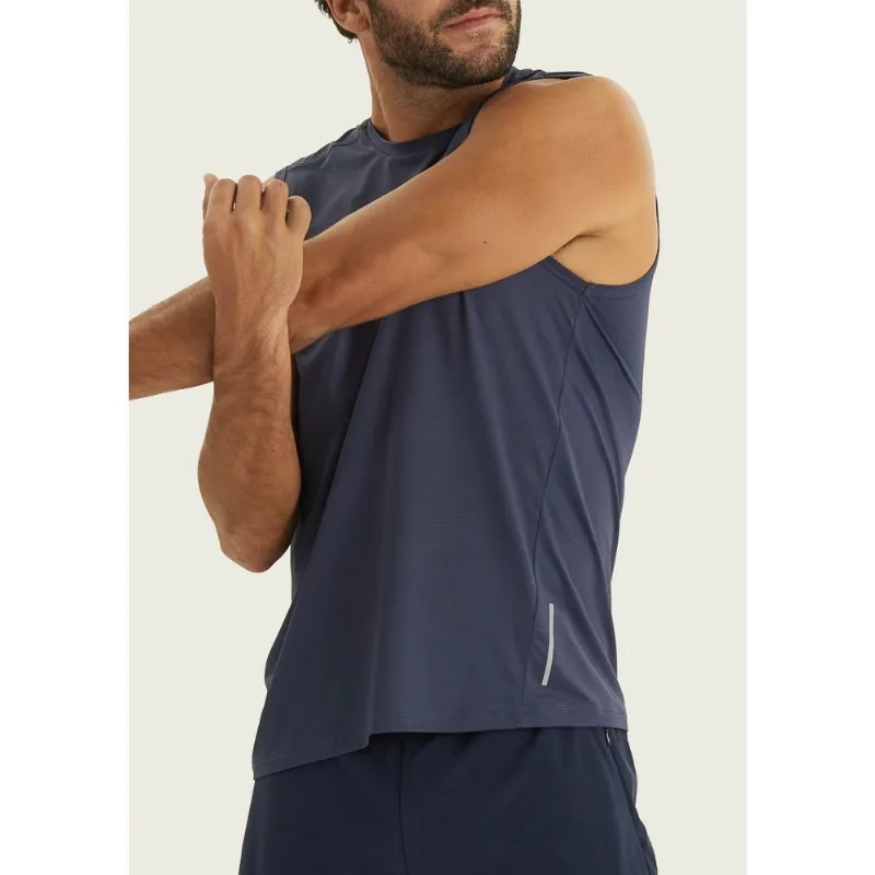 Regata Esportiva Masculina Com Refletivo - Azul G