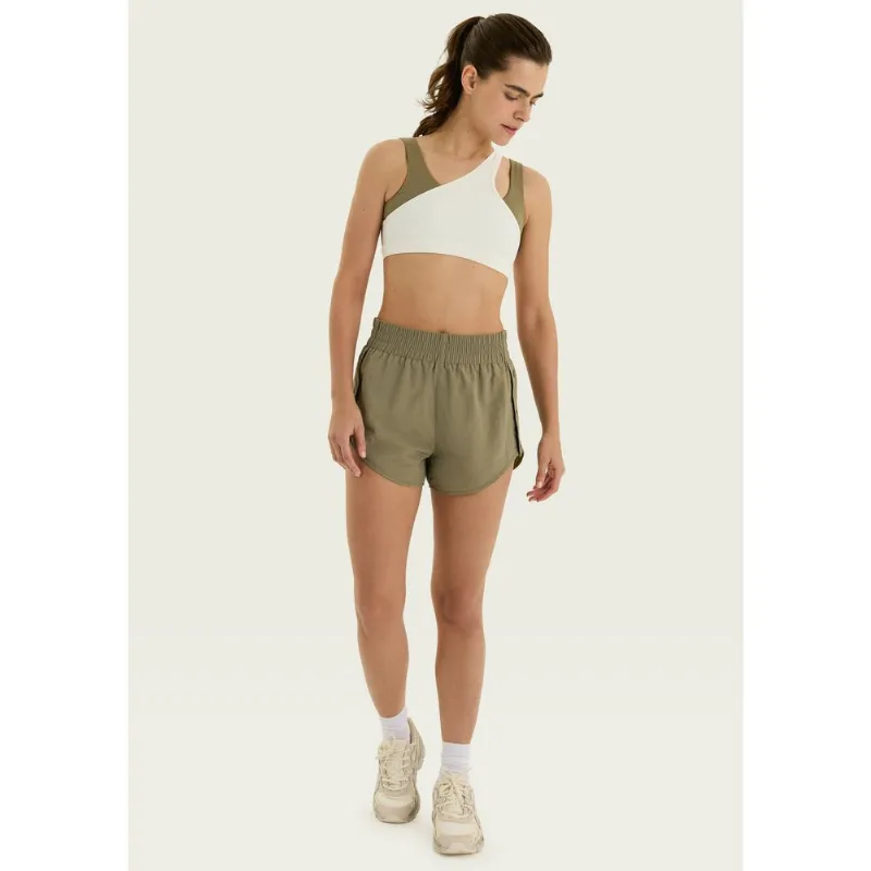Shorts Feminino Com Botões - Verde M