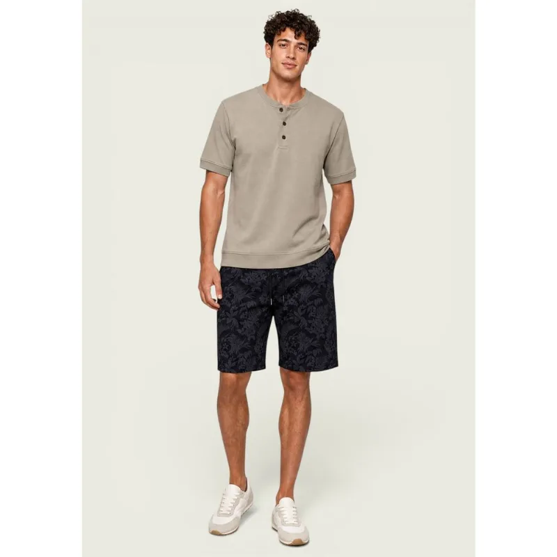 Shorts De Banho Masculino Estampado - Preto M