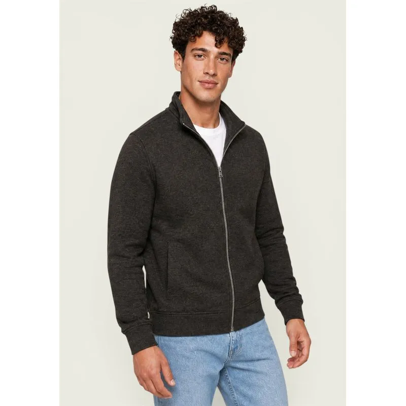Jaqueta Masculina Em Malha Encorpada - Marrom XXG