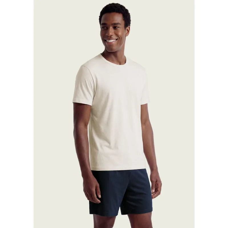 Pijama Curto Masculino Malha de Algodão - Cinza P