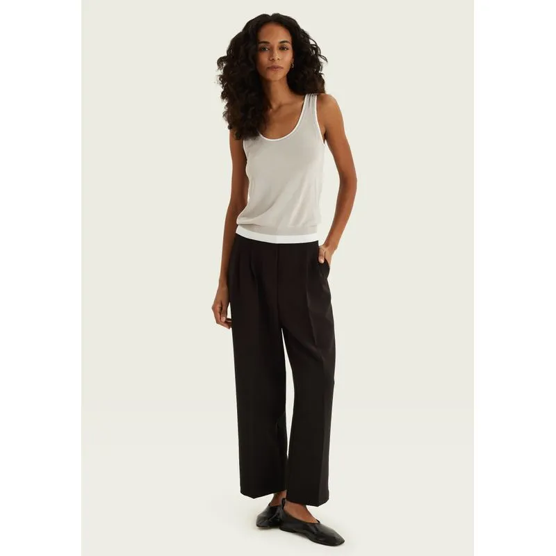 Regata Feminina Decote U Slim - Bege P