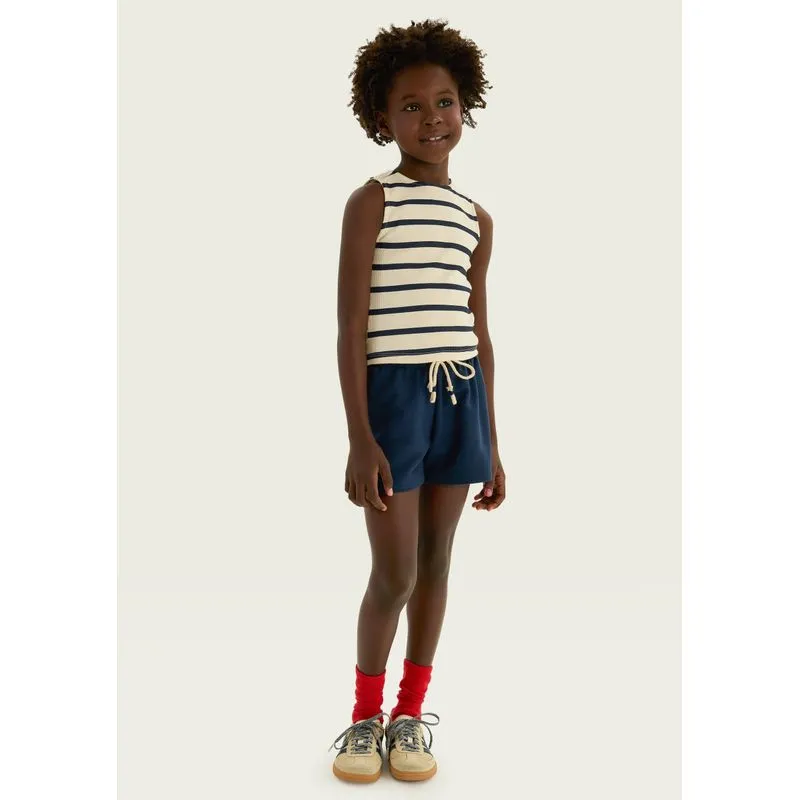 Conjunto Infantil Menina Estampado - Azul 016