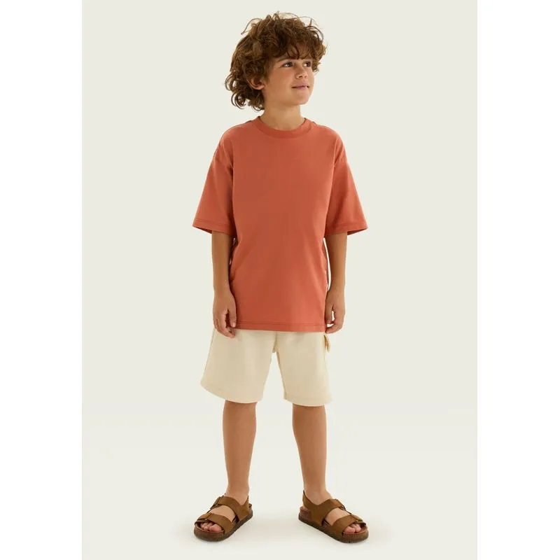 Conjunto Infantil Menino Estampado - Laranja 010