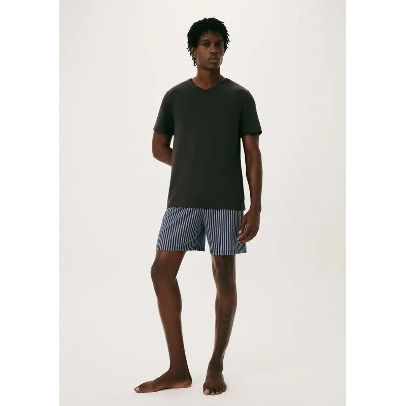 Pijama Masculino Curto Em Malha - Marrom XXG