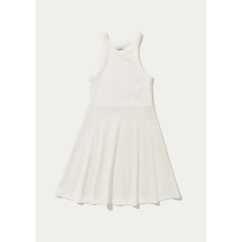 Vestido Infantil Curto Canelado - Off white 010