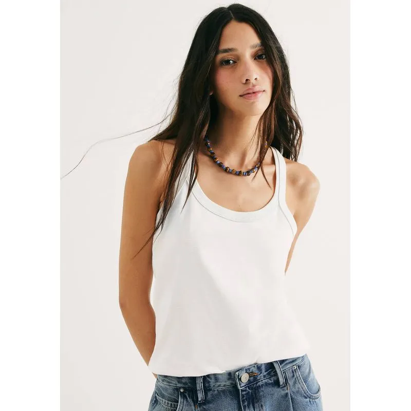 Regata Feminina Nadador Slim - Branco G