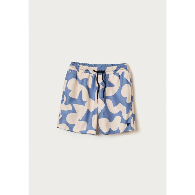 Shorts Infantil Menino Estampado - Azul 004