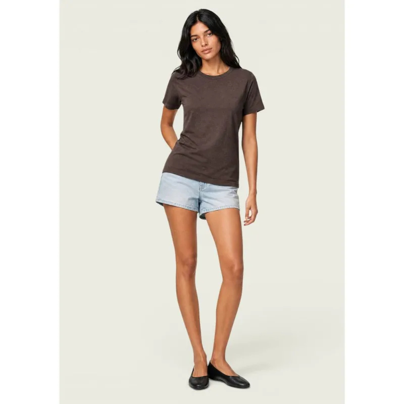 Shorts Jeans Feminino Reto Cintura Super Alta - Azul 042