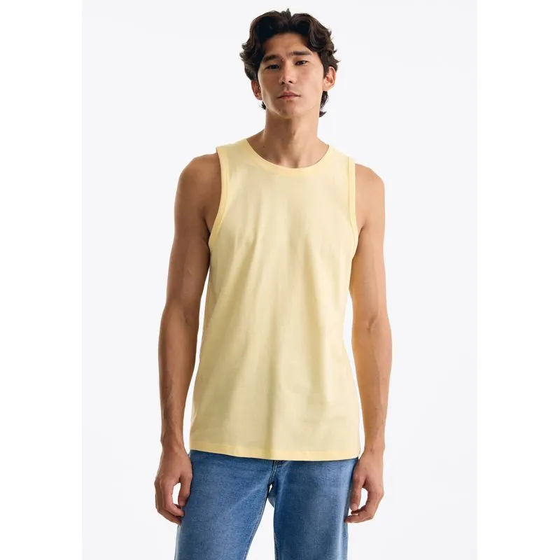 Regata Básica Masculina World - Amarelo G