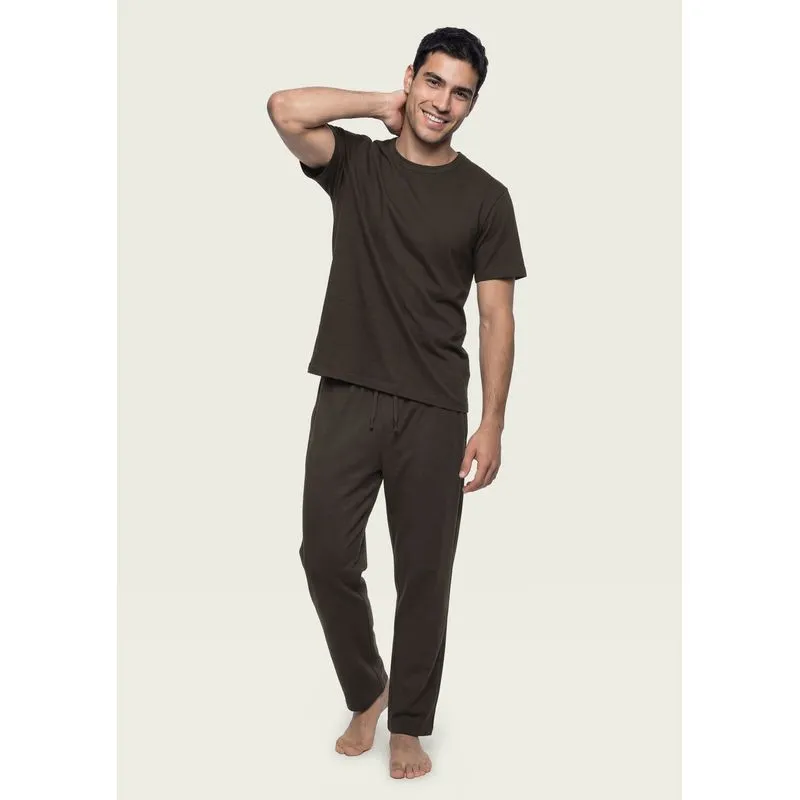 Pijama Longo Masculino Super Cotton - Verde G