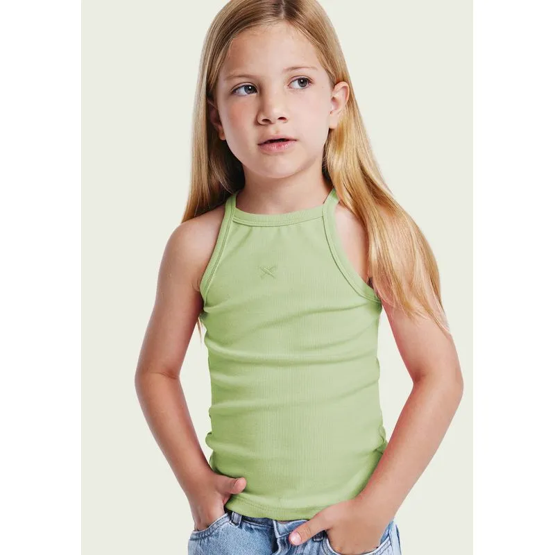 Regata Infantil Menina Em Ribana - Verde 006