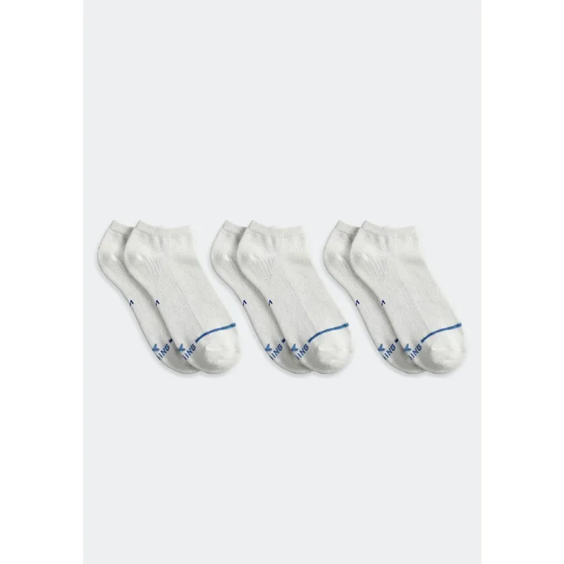 Kit 3 Pares De Meias Soquete Unissex - Branco M