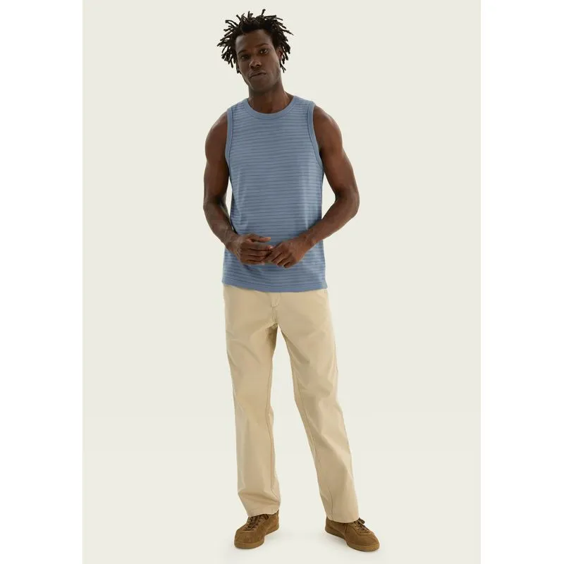 Regata Masculina Regular Texturizada - Azul M