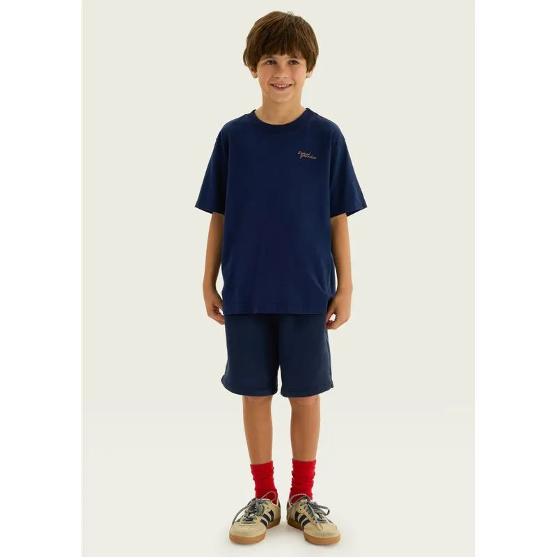 Conjunto Infantil Menino Oversized Estampado - Azul 012
