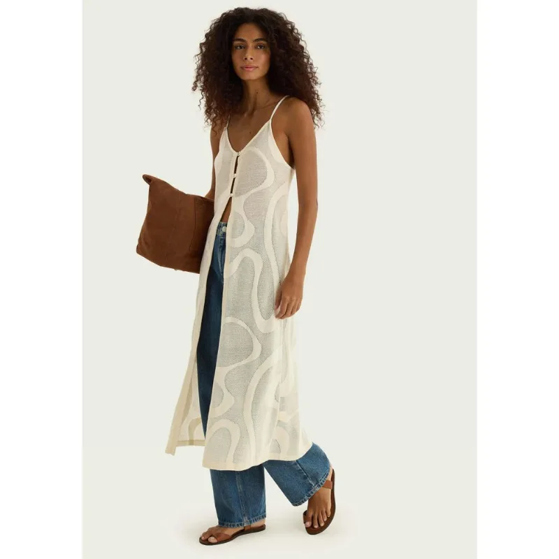 Regata Túnica Feminina Estampada - Natural M