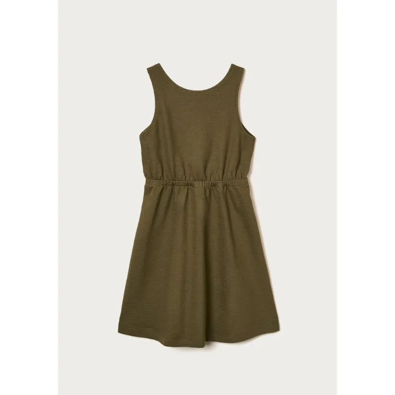 Vestido Infantil Curto Texturizado - Verde 008