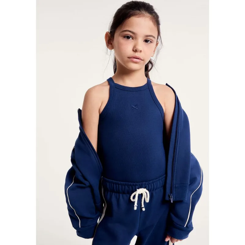 Regata Infantil Menina Em Ribana - Azul 016
