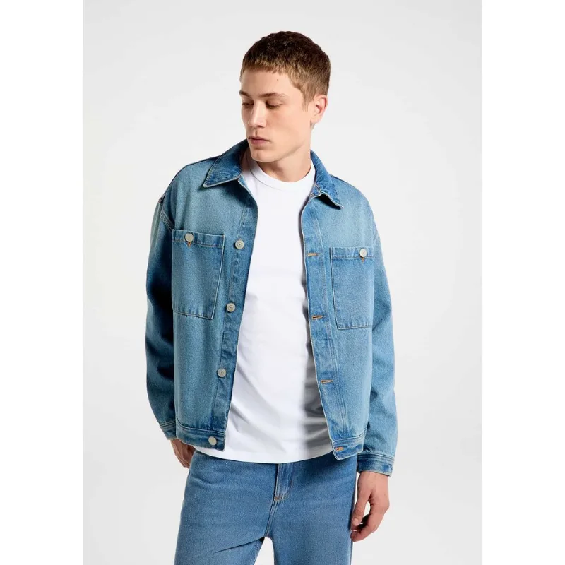 Jaqueta Jeans Masculina - Azul XXG