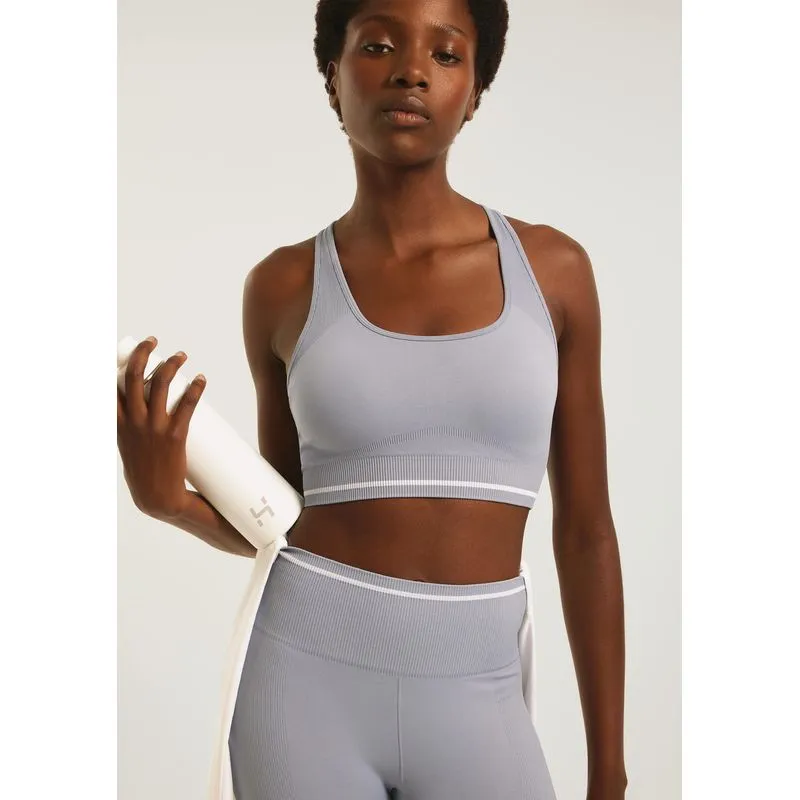 Top Esportivo Nadador Sem Costura - Azul G
