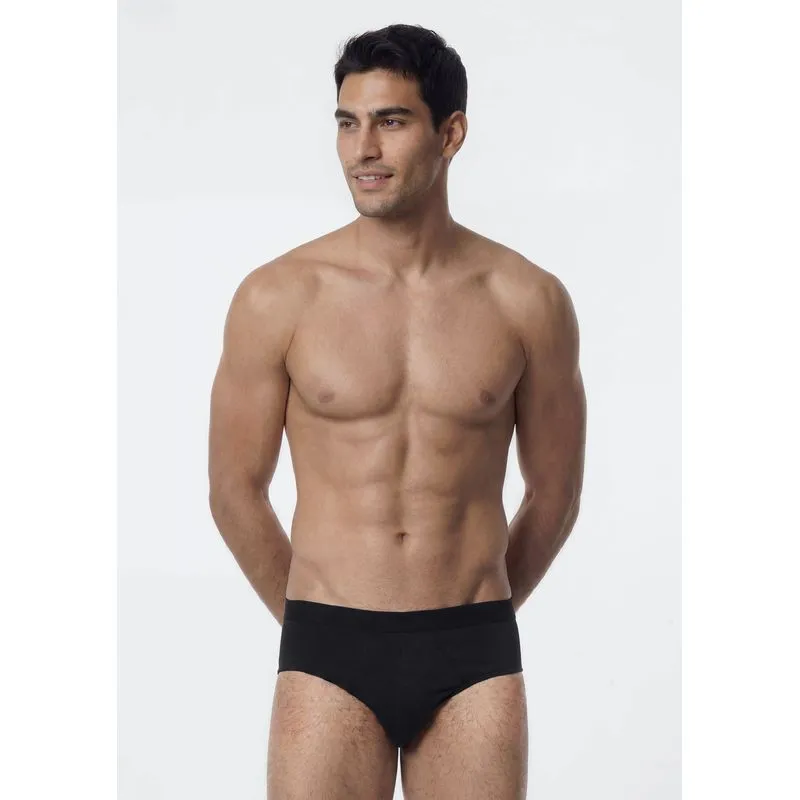 Cueca Slip Em Algodão Pima - Preto P