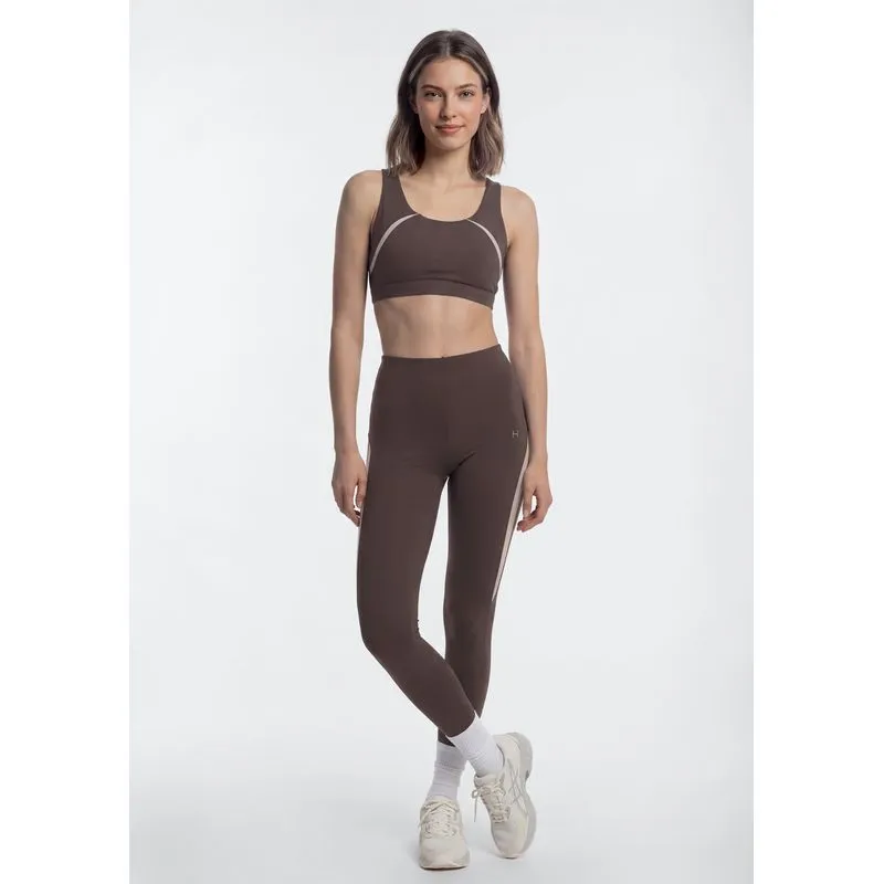 Top Esportivo Alta Sustentação Easy Care - Marrom XG