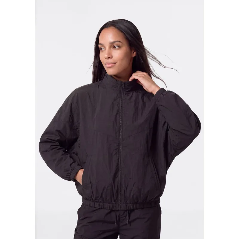 Jaqueta Esportiva Feminina Gola Alta - Preto G