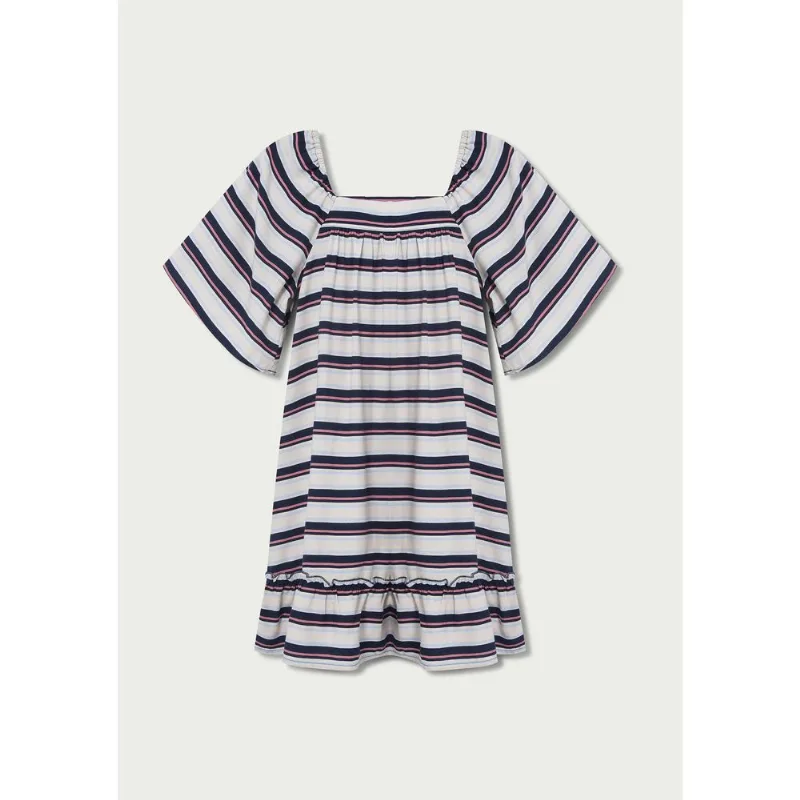 Vestido Infantil Com Mangas Bufantes - Off white 010