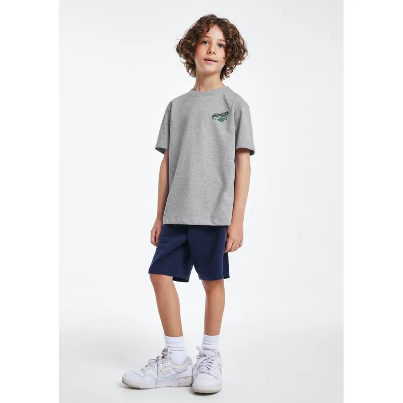 Conjunto Infantil Menino Oversized Estampado - Azul 010