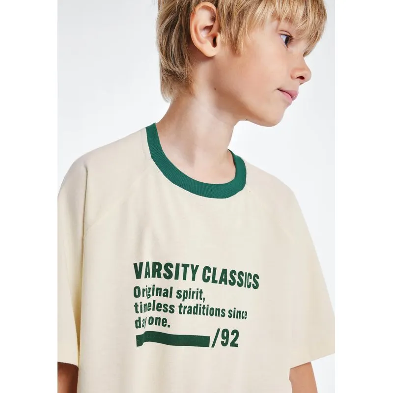 Conjunto Curto Infantil Menino Com Estampa - Verde 012