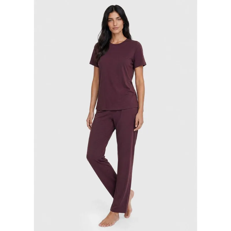 Pijama Longo Feminino Box Em Malha Premium - Vermelho G