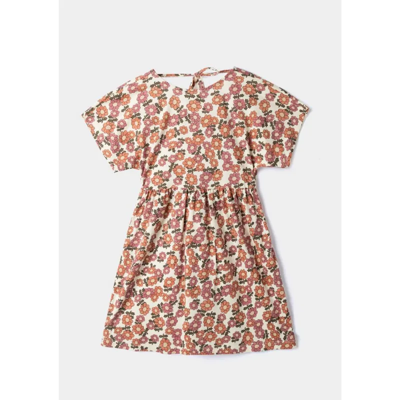 Vestido Infantil Curto Estampado - Off white 004