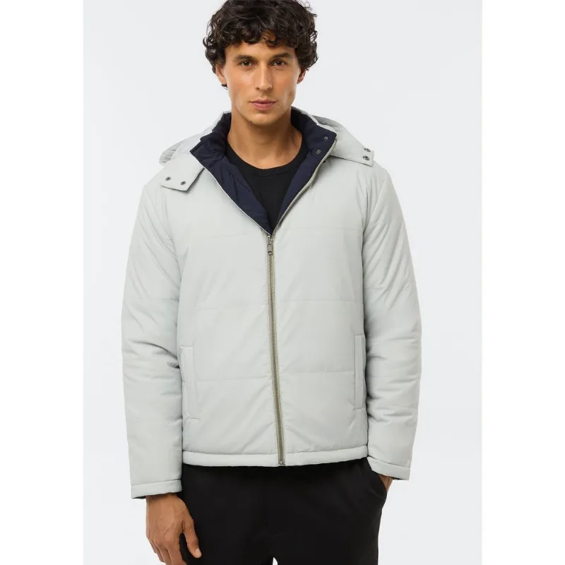 Jaqueta Masculina Dupla Face Acolchoada - Off white XXG