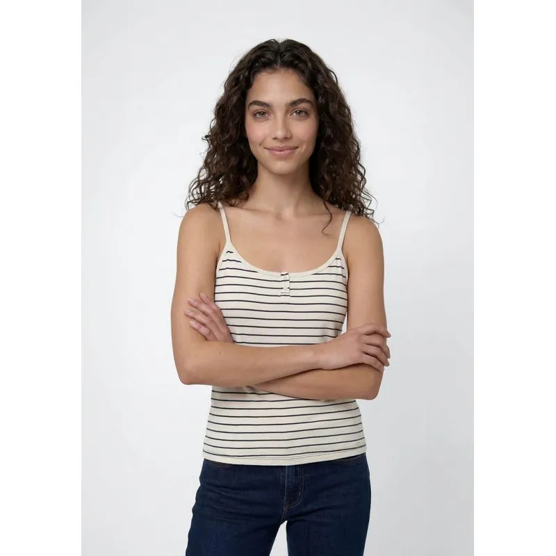 Regata Feminina Fio Tinto Listrada - Off white G