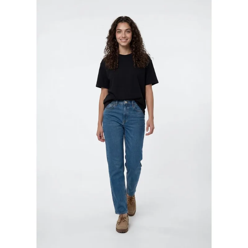 Camiseta Feminina Oversized Em Malha - Preto M