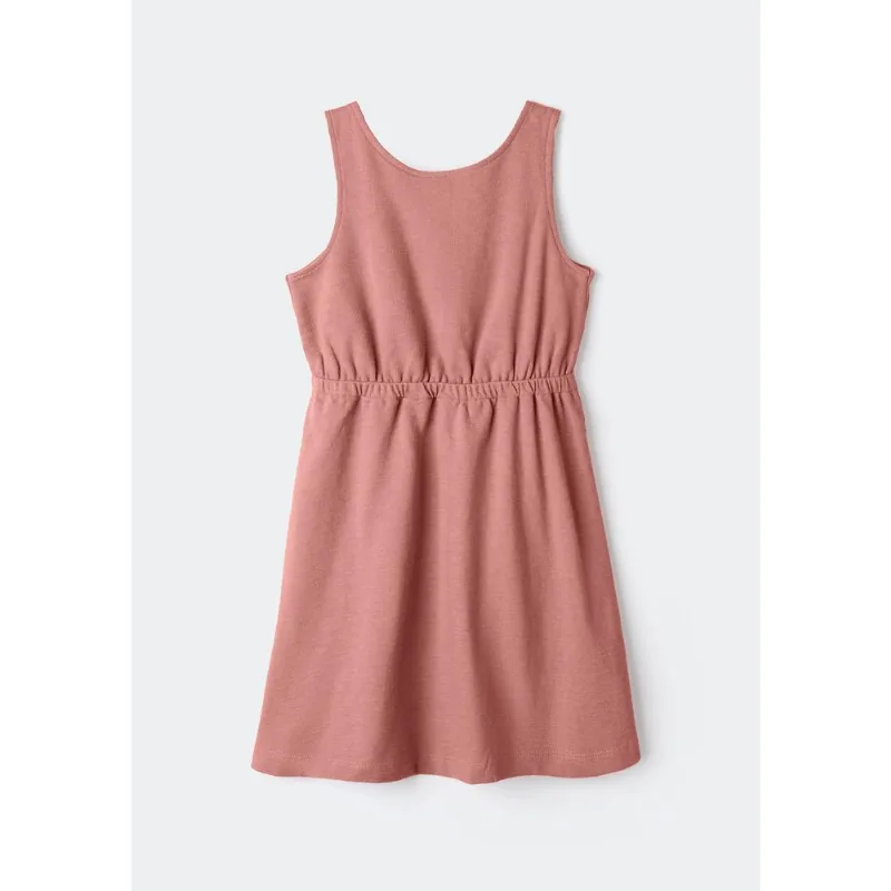 Vestido Infantil Curto Texturizado - Rosa 016