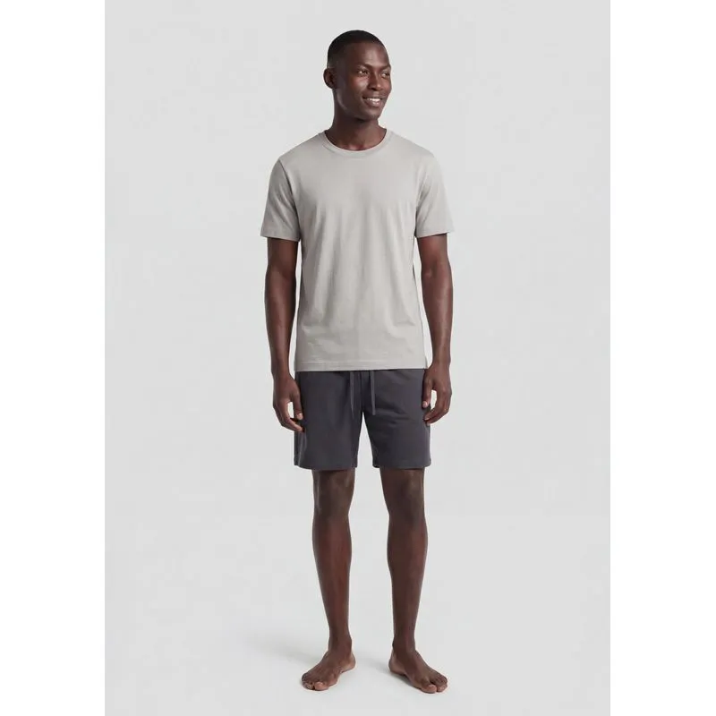 Pijama Masculino Curto Em Algodão - Cinza M