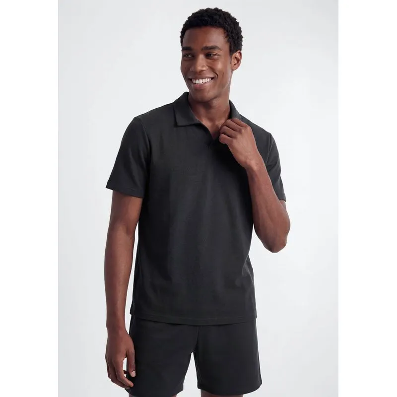 Pijama Masculino Curto Em Algodão - Azul M